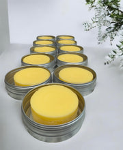 Load image into Gallery viewer, Natural tallow lotion bars in tin containers sensitive skin friendly natural skincare 
