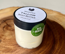 Load image into Gallery viewer, all natural body butter tallow jasmine essential oil
