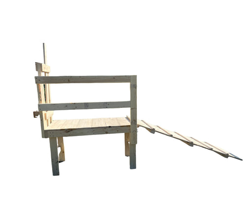 Livestock stand with railing and ramp  sheep stand goat stand 
